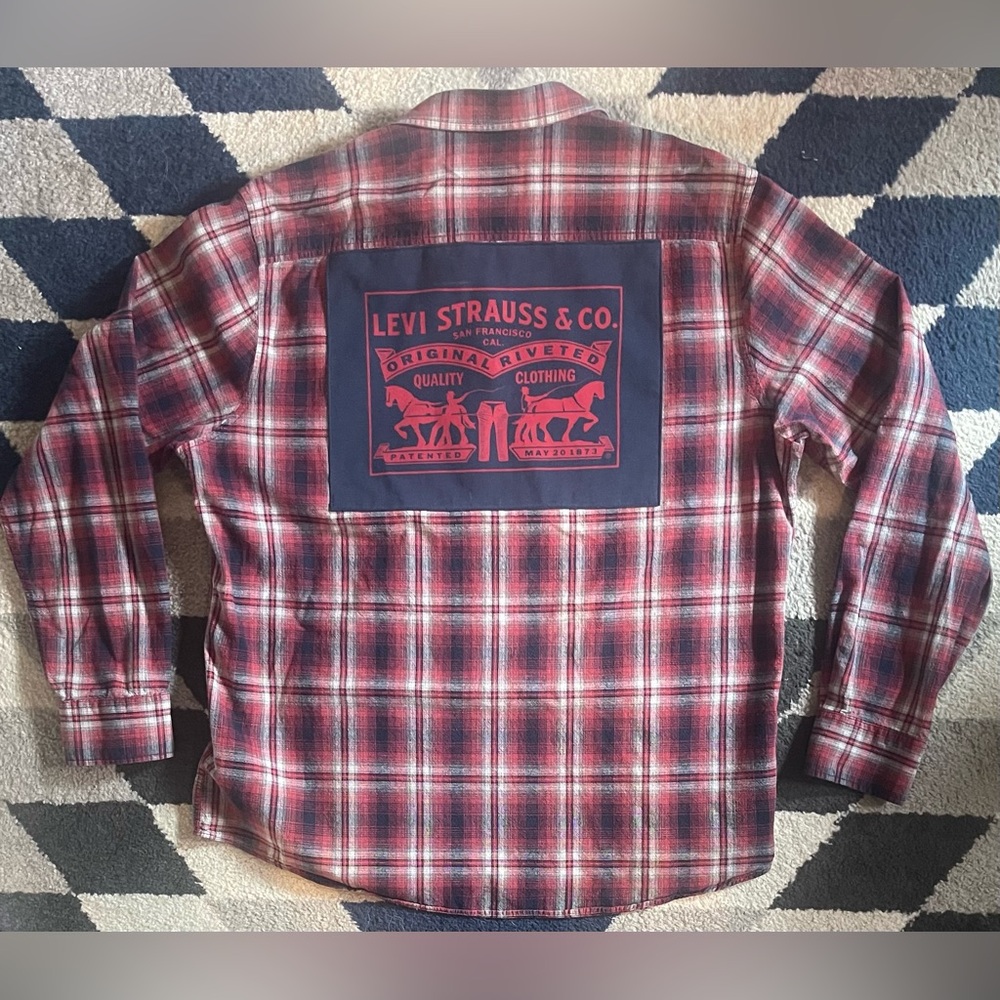 Upcycled Custom Flannel Levi Strauss & Co.